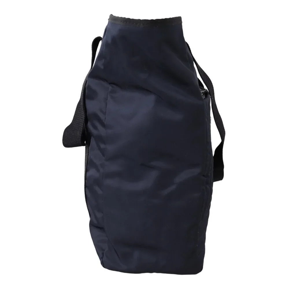 Versace Elegant Blue Nylon Tote Bag - Picture 3 of 4